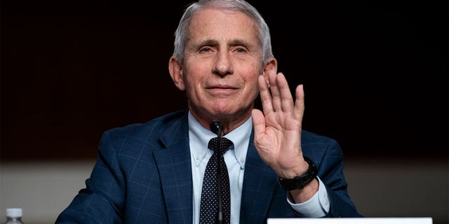 Dr. Anthony Fauci, White House Chief Medical Advisor and Director of the NIAID, at a Senate hearing on January 11, 2022.